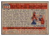 1957 Topps Baseball #311 Al Pilarcik Orioles EX 514536