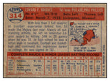 1957 Topps Baseball #314 Ed Bouchee Phillies EX 514537