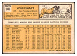 1963 Topps Baseball #300 Willie Mays Giants VG-EX 514553