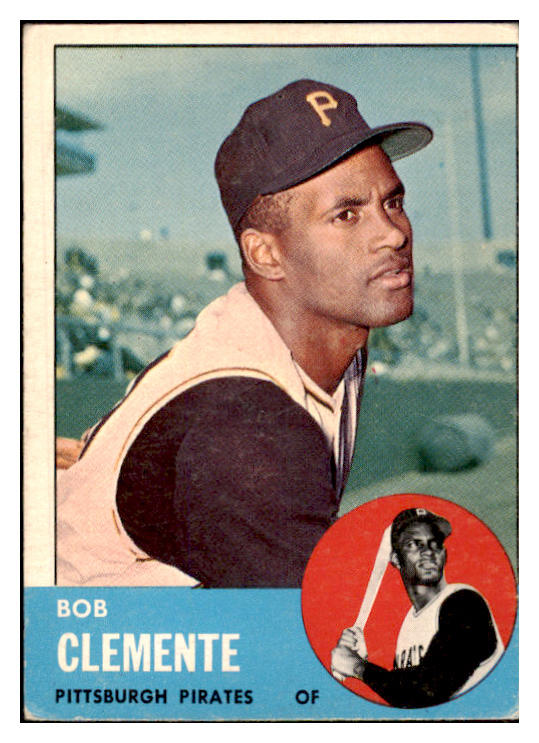 1963 Topps Baseball #540 Roberto Clemente Pirates VG-EX 514555