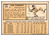 1963 Topps Baseball #540 Roberto Clemente Pirates VG-EX 514555