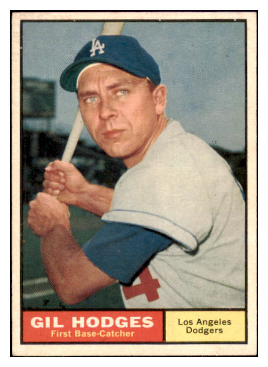 1961 Topps Baseball #460 Gil Hodges Dodgers EX-MT 514565