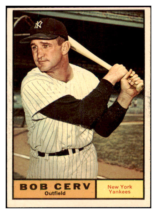 1961 Topps Baseball #563 Bob Cerv Yankees EX-MT 514572