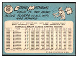 1965 Topps Baseball #500 Eddie Mathews Braves VG-EX 514573