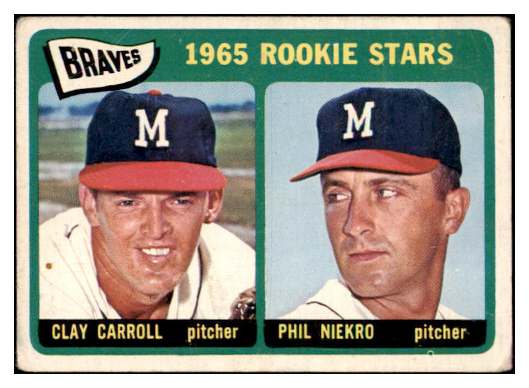 1965 Topps Baseball #461 Phil Niekro Braves VG 514575