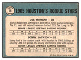 1965 Topps Baseball #016 Joe Morgan Astros EX 514577