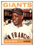 1964 Topps Baseball #150 Willie Mays Giants VG 514580