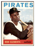 1964 Topps Baseball #440 Roberto Clemente Pirates VG-EX 514585