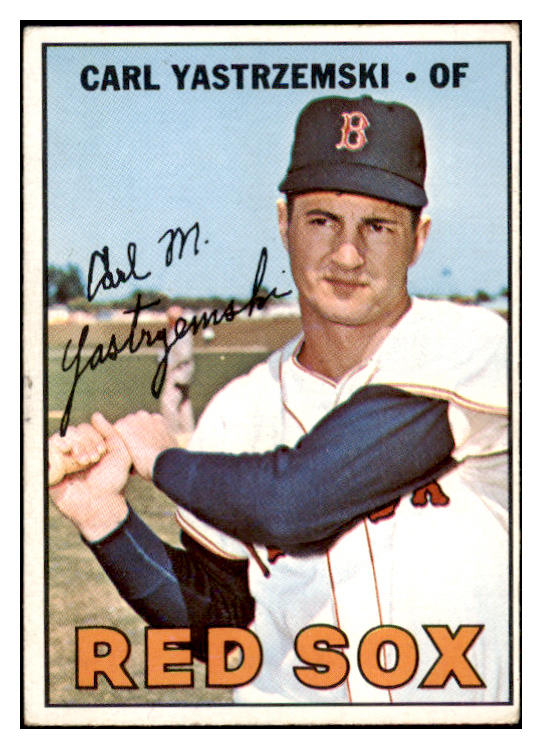 1967 Topps Baseball #355 Carl Yastrzemski Red Sox VG-EX 514597