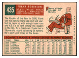 1959 Topps Baseball #435 Frank Robinson Reds VG-EX 514601