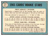 1965 Topps Baseball #477 Steve Carlton Cardinals VG 514609