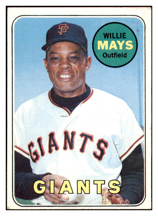 1969 Topps Baseball #190 Willie Mays Giants VG-EX 514614