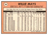 1969 Topps Baseball #190 Willie Mays Giants VG-EX 514614