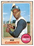 1968 Topps Baseball #150 Roberto Clemente Pirates VG 514616