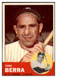 1963 Topps Baseball #340 Yogi Berra Yankees EX 514623