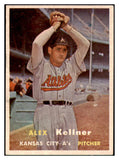 1957 Topps Baseball #280 Alex Kellner A's EX 514626