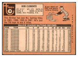 1969 Topps Baseball #050 Roberto Clemente Pirates VG 514639