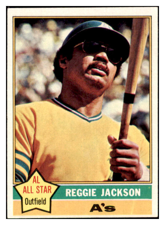 1976 Topps Baseball #500 Reggie Jackson A's EX-MT 514643