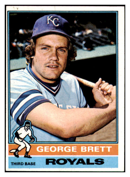 1976 Topps Baseball #019 George Brett Royals EX-MT 514646