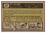 1961 Topps Baseball #421 Ty Cline Indians NR-MT 514664