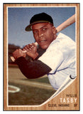 1962 Topps Baseball #462 Willie Tasby Indians EX-MT No Emblem 514687