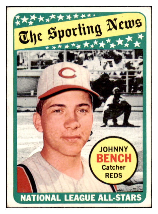 1969 Topps Baseball #430 Johnny Bench A.S. Reds EX 514707