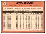 1969 Topps Baseball #020 Ernie Banks Cubs VG-EX 514709