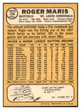 1968 Topps Baseball #330 Roger Maris Cardinals NR-MT 514724