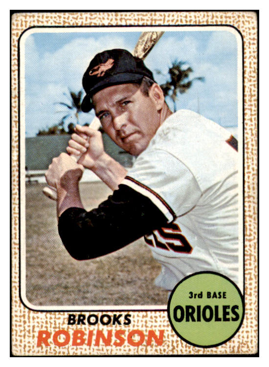 1968 Topps Baseball #020 Brooks Robinson Orioles VG-EX 514731