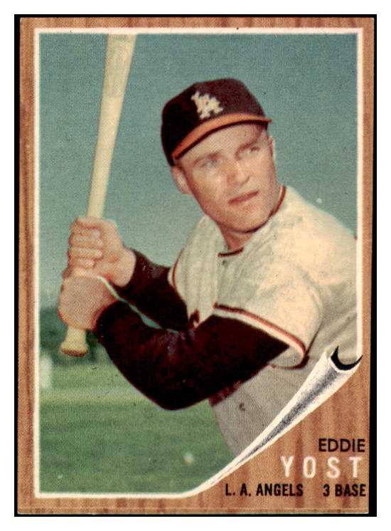 1962 Topps Baseball #176 Eddie Yost Angels EX-MT Variation 514734