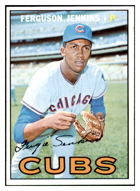 1967 Topps Baseball #333 Fergie Jenkins Cubs EX-MT 514743