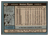 1980 Topps Baseball #580 Nolan Ryan Angels EX 514746