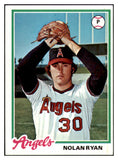 1978 Topps Baseball #400 Nolan Ryan Angels EX-MT 514750