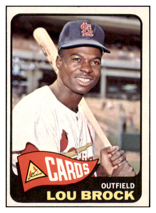 1965 Topps Baseball #540 Lou Brock Cardinals EX-MT 514758