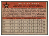 1958 Topps Baseball #480 Eddie Mathews A.S. Braves VG-EX 514767