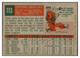 1959 Topps Baseball #113 Taylor Phillips Cubs EX-MT 514774