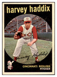 1959 Topps Baseball #184 Harvey Haddix Reds EX-MT 514775