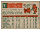 1959 Topps Baseball #191 Russ Kemmerer Senators EX-MT 514776