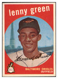 1959 Topps Baseball #209 Lenny Green Orioles EX-MT 514777