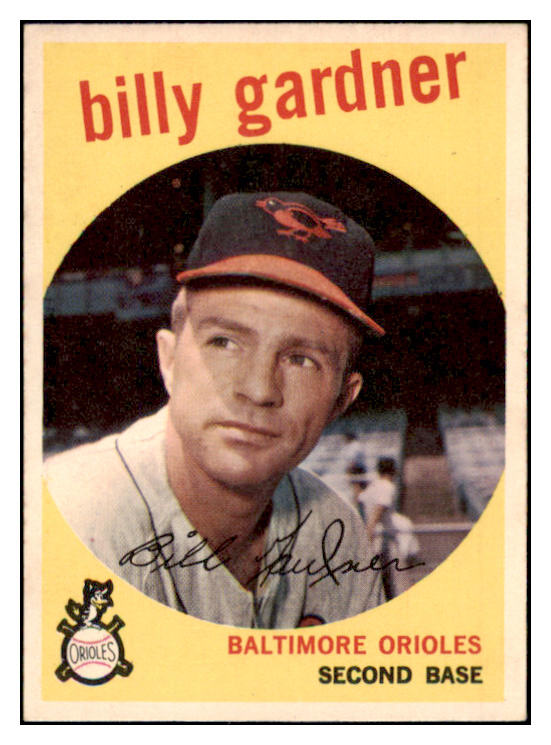 1959 Topps Baseball #089 Billy Gardner Orioles EX-MT 514779