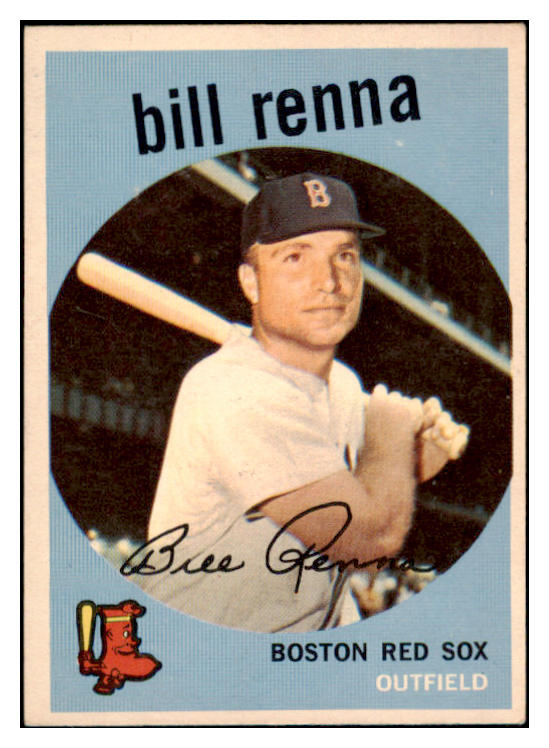 1959 Topps Baseball #072 Bill Renna Red Sox EX-MT 514781