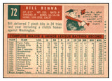 1959 Topps Baseball #072 Bill Renna Red Sox EX-MT 514781