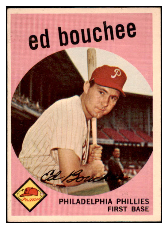 1959 Topps Baseball #039 Ed Bouchee Phillies EX-MT 514784