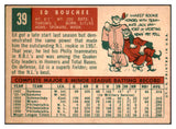 1959 Topps Baseball #039 Ed Bouchee Phillies EX-MT 514784