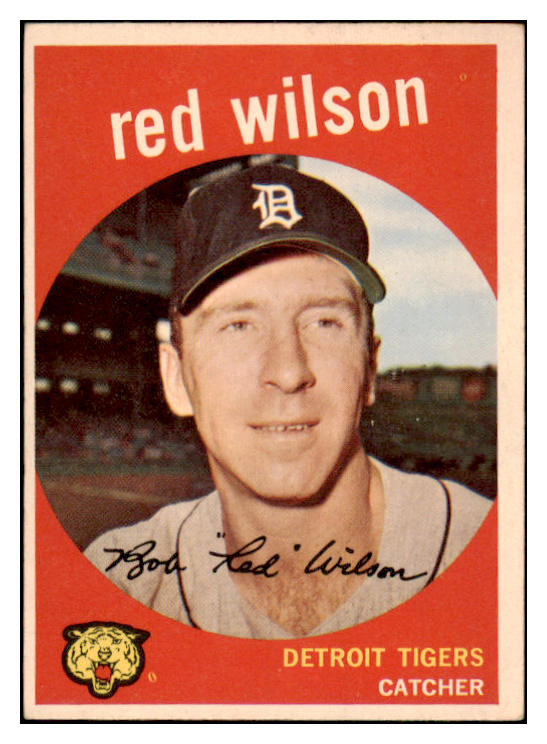 1959 Topps Baseball #024 Red Wilson Tigers EX-MT 514785