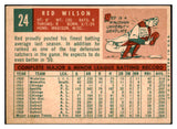 1959 Topps Baseball #024 Red Wilson Tigers EX-MT 514785