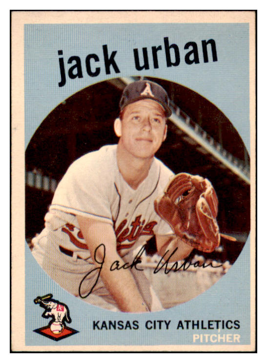 1959 Topps Baseball #018 Jack Urban A's EX-MT 514787