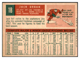 1959 Topps Baseball #018 Jack Urban A's EX-MT 514787