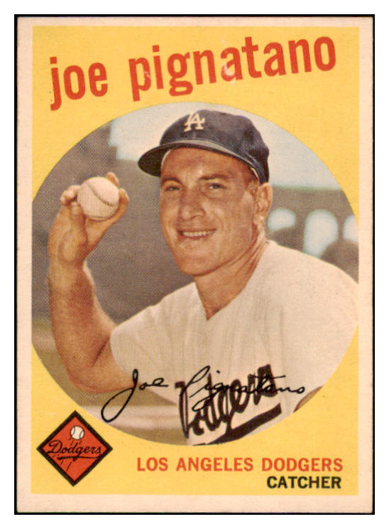 1959 Topps Baseball #016 Joe Pignatano Dodgers EX-MT 514788