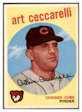 1959 Topps Baseball #226 Art Ceccarelli Cubs EX-MT 514793